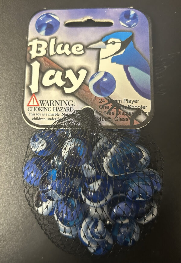 Blue Jay Mega Marbles Net Bag 24 Players 1 Shooter Retired Set (2004-2006)