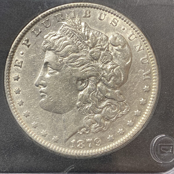 1879 Morgan Silver Dollar $1 US 90% Silver Coin XF Extra Fine Details!