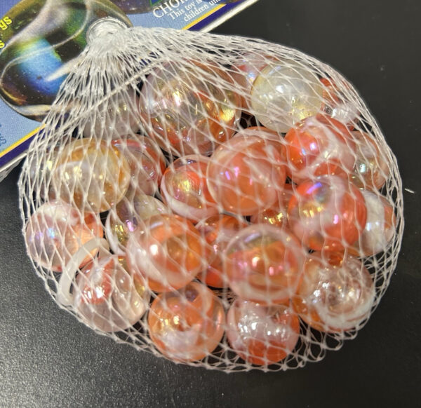 Mango Twist Collector Series Bag Glass Mega Marbles Vacor 1 Shooter 24 Players