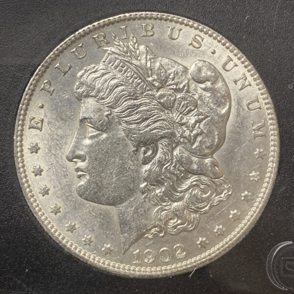 1902-O Morgan Silver Dollar $1 US 90% Silver Coin Almost Uncirculated Details!