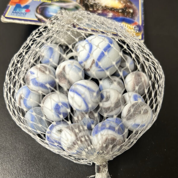 Arctic Bear Collector Series Bag Glass Mega Marbles Vacor 1 Shooter 24 Players