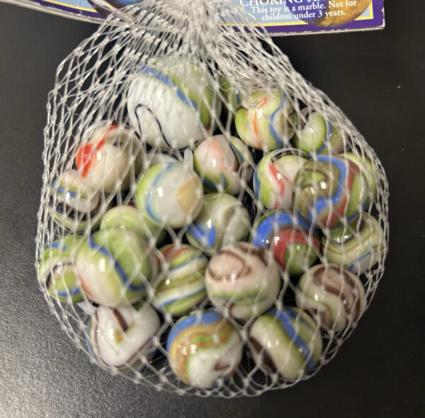 Africa Collector Series Net Bag Glass Mega Marbles Vacor 1 Shooter 24 Players