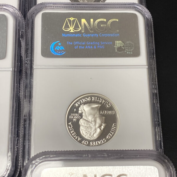 2005-S Silver Proof Statehood Quarter Set 5 Coins NGC PF70 Ultra Cameo Nice Set!