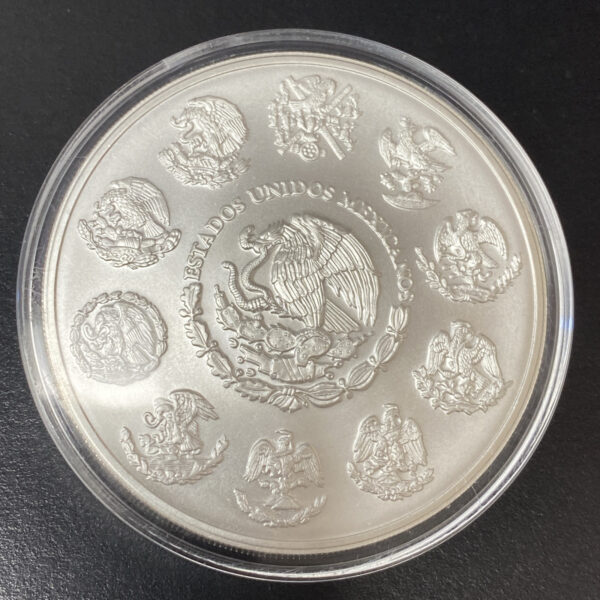 2024 Mexico 5 oz Fine Silver .999 BU Libertad (Five Ounces) In Capsule