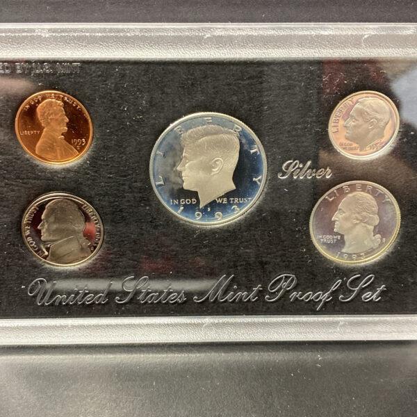 (Lot Of 6) 1993-1998 S United States Mint Silver Proof Sets All W/Box & COA