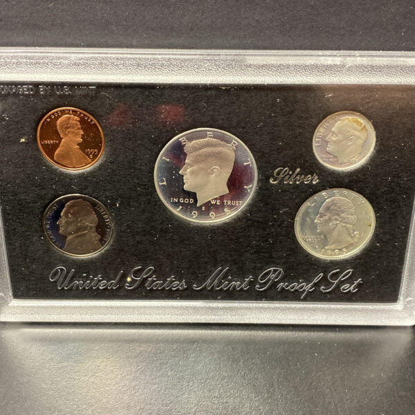 (Lot Of 6) 1993-1998 S United States Mint Silver Proof Sets All W/Box & COA