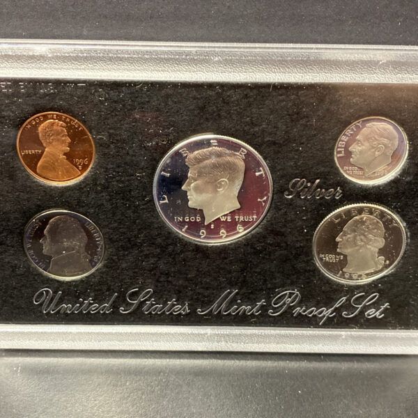 (Lot Of 6) 1993-1998 S United States Mint Silver Proof Sets All W/Box & COA