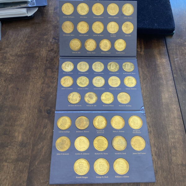 A Coin History of the U.S. Presidents - Complete Thru Pres. Clinton 41 Coin Set