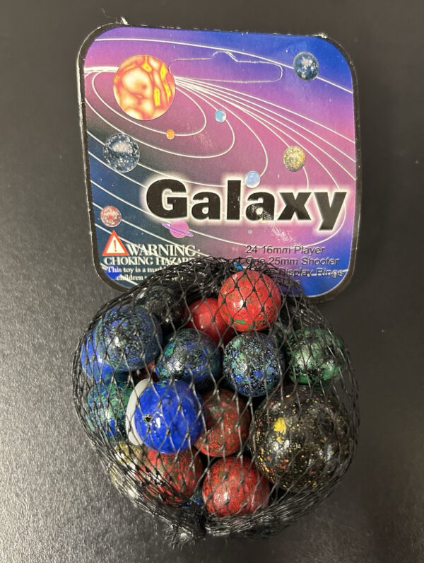 Galaxy Mega Marbles Net Bag 24 Players 1 Shooter Retired Set (2004-2006)