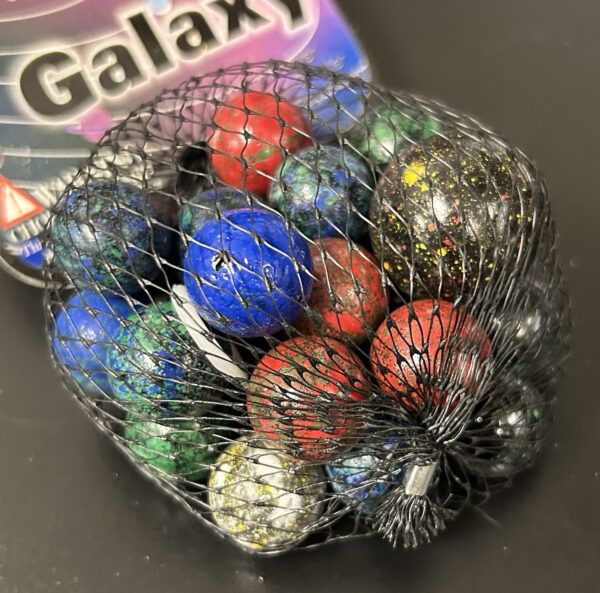Galaxy Mega Marbles Net Bag 24 Players 1 Shooter Retired Set (2004-2006)