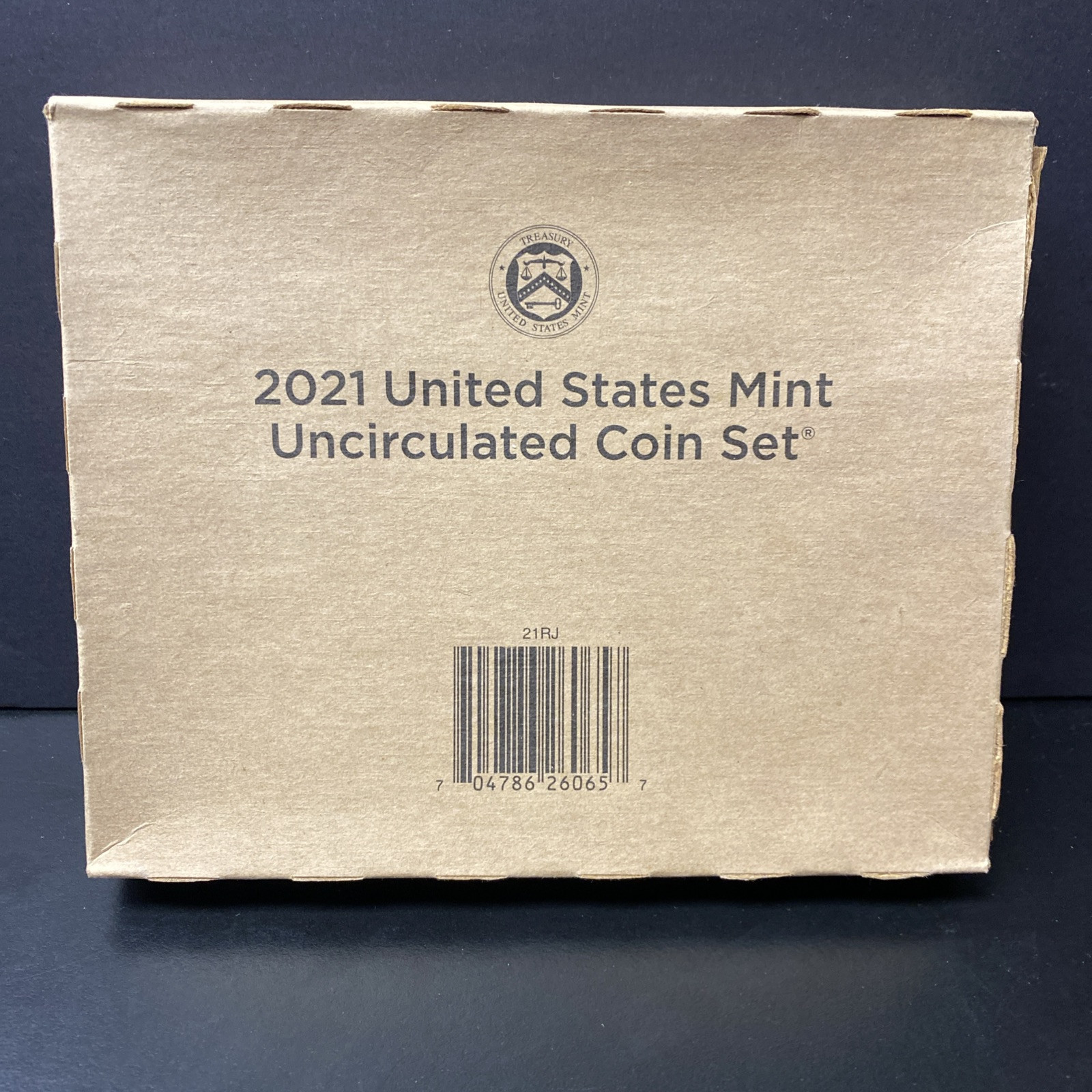 2021 U. S. Mint Uncirculated Coin Set in UNOPENED BOX 20 BU 2021 P&D Coins 21RJ