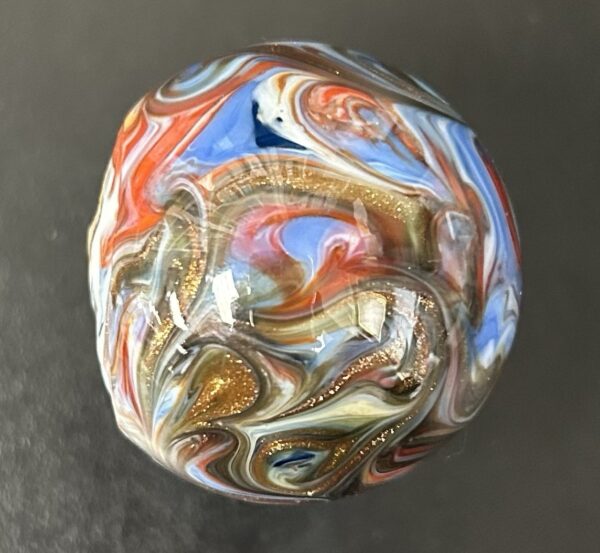 Jumbo Marble 5 Inch Circumference (Rare, Beautiful Design) Not Complete Sphere