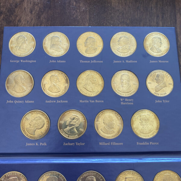 A Coin History of the U.S. Presidents - Complete Thru Pres. Clinton 41 Coin Set