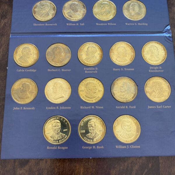 A Coin History of the U.S. Presidents - Complete Thru Pres. Clinton 41 Coin Set