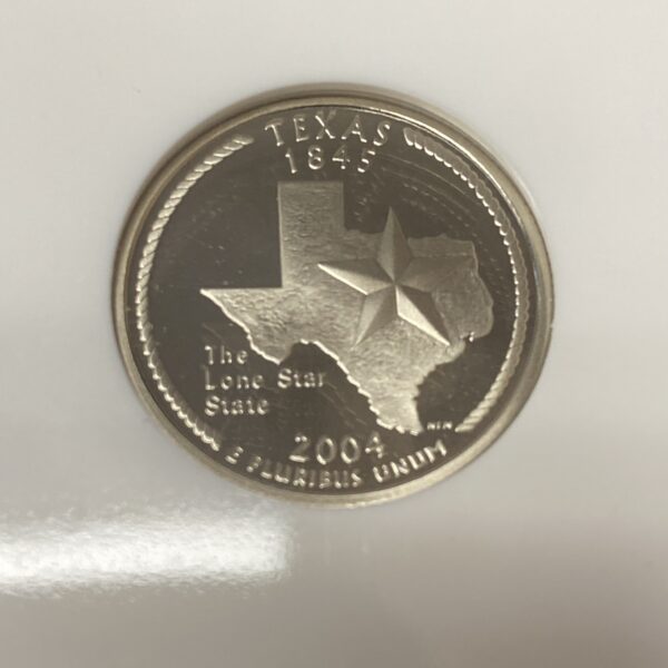 2004-S Clad State Quarter Texas TX NGC PF70 Ultra Cameo 25c Perfect Coin!