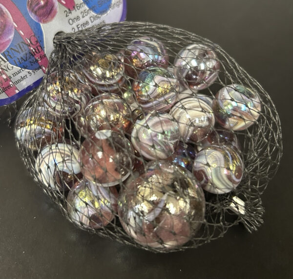 Octopus Mega Marbles Net Bag 24 Players 1 Shooter Retired Set (2004-2006)
