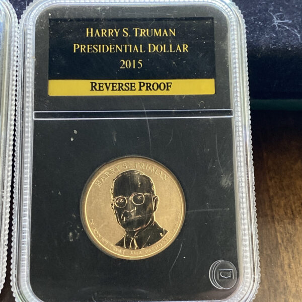 2015 Harry S. Truman Coin & Chronicles Set - Reverse Proof Dollar & Silver Medal