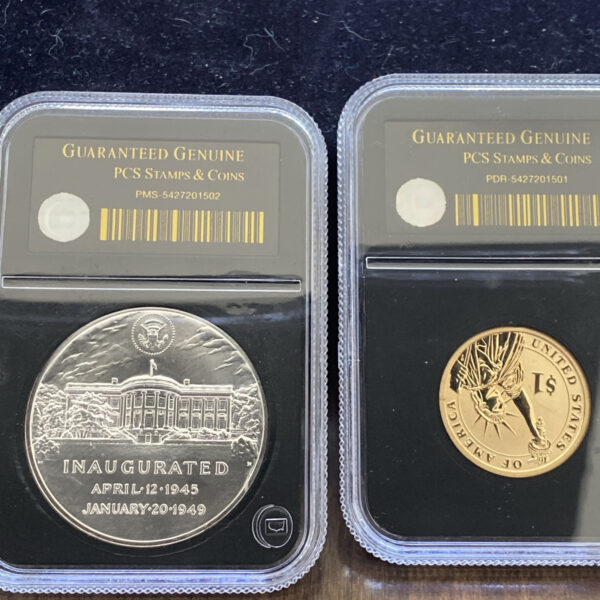 2015 Harry S. Truman Coin & Chronicles Set - Reverse Proof Dollar & Silver Medal