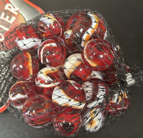 Rooster Mega Marbles Net Bag 24 Players 1 Shooter Retired Set (2004-2006)