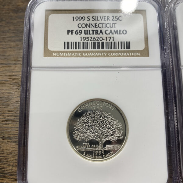 (35 Coins) 1999-2005 S Silver Proof State Quarters, NGC PF 69 Ultra Cameo Lot 35