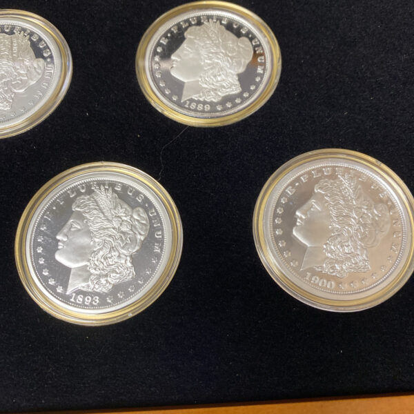 Complete “CC” Carson City Morgan Silver Dollar Tribute Proof Set W/ Display Case