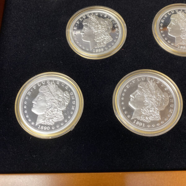 Complete “CC” Carson City Morgan Silver Dollar Tribute Proof Set W/ Display Case