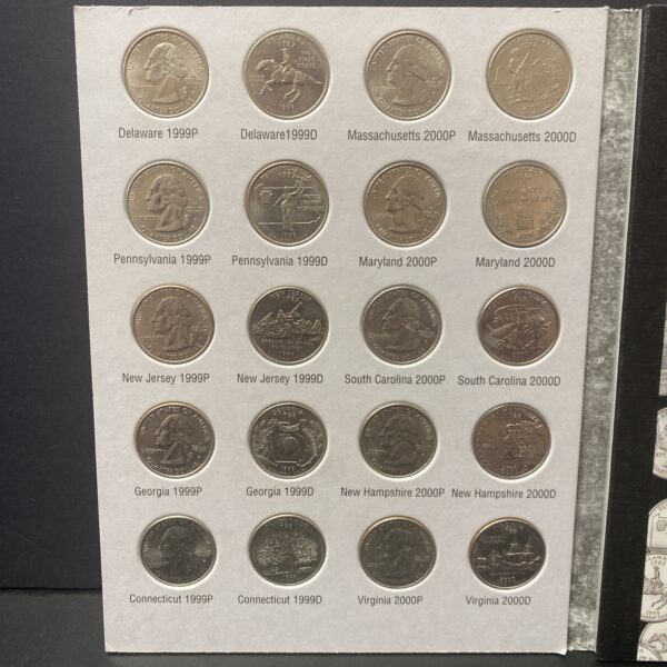Washington Quarters State Collection 1999-2003 (Volume 1) Full Set 52 Coins P&D
