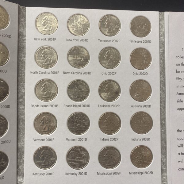 Washington Quarters State Collection 1999-2003 (Volume 1) Full Set 52 Coins P&D