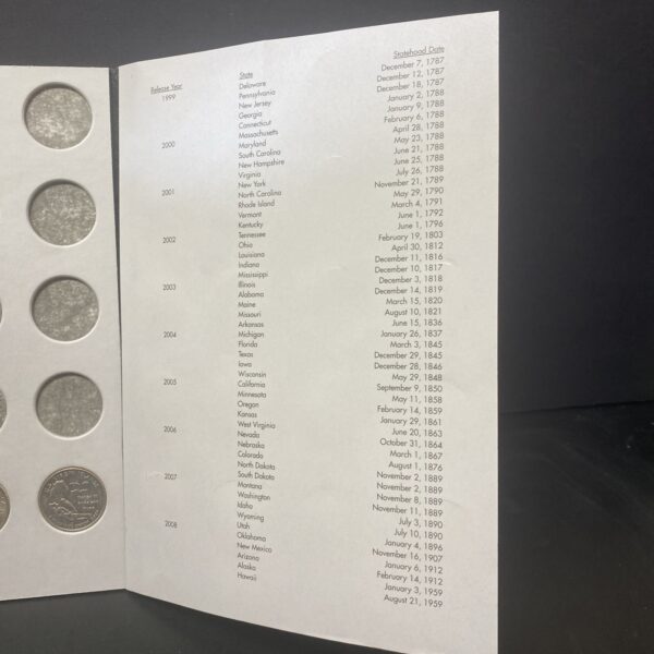 Washington Quarters State Collection 1999-2003 (Volume 1) Full Set 52 Coins P&D