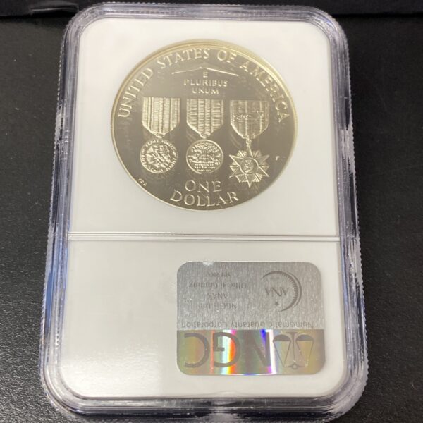 1994-P Vietnam Veterans Memorial Commemorative Silver Dollar NGC PF 69 UC