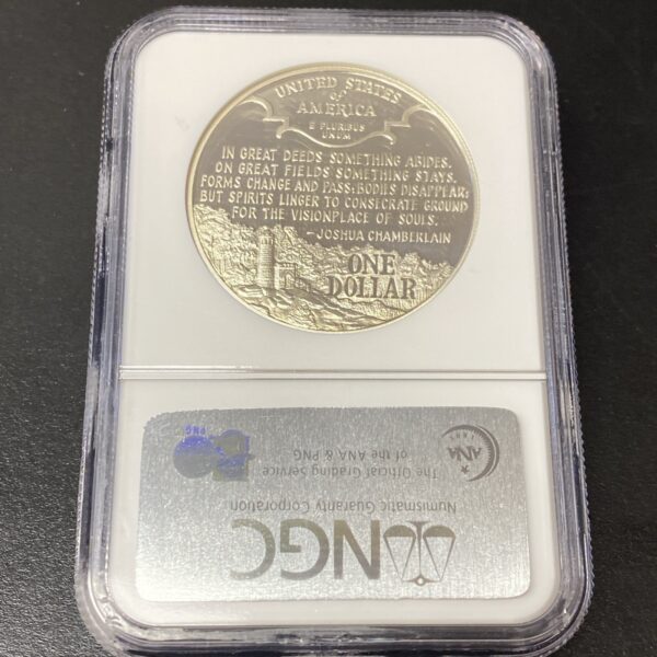1995 S Civil War Battlefields Proof Commemorative Silver Dollar - NGC PF 69 UC
