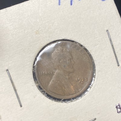 1925-S Lincoln Wheat Cent Penny Better Date Fine Details *116