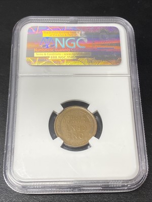 1909-S Lincoln Wheat Penny Copper Cent 1C NGC AU 50 BN Key Date