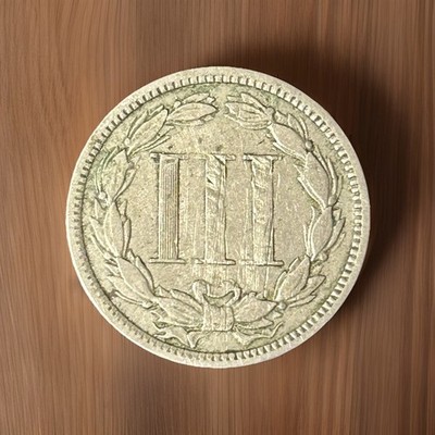 1869 Nickel Coin Three Cent Fine 2186902