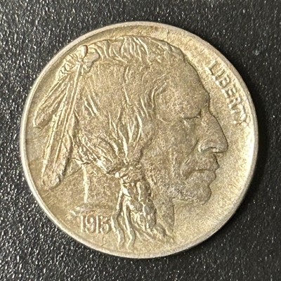 1913-D 5C Type 1 Buffalo Nickel Almost Uncirculated 3191302