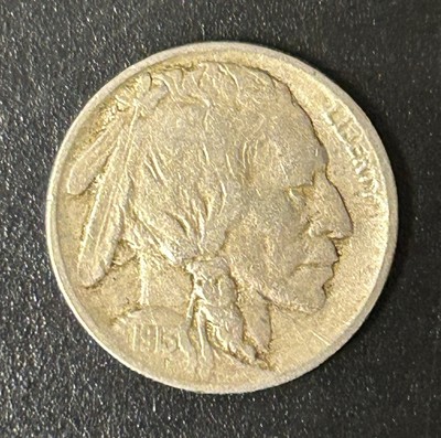 1913-P Buffalo Nickel Type 1 Very Fine Condition 3191305