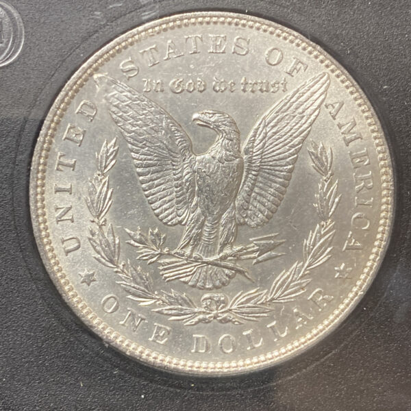 1896 Morgan Silver Dollar $1 US 90% Silver Coin Mint State Details! White Shine!