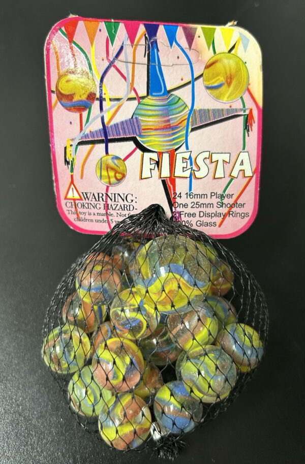 Fiesta Mega Marbles Net Bag 24 Players 1 Shooter Retired Set (2004-2006)