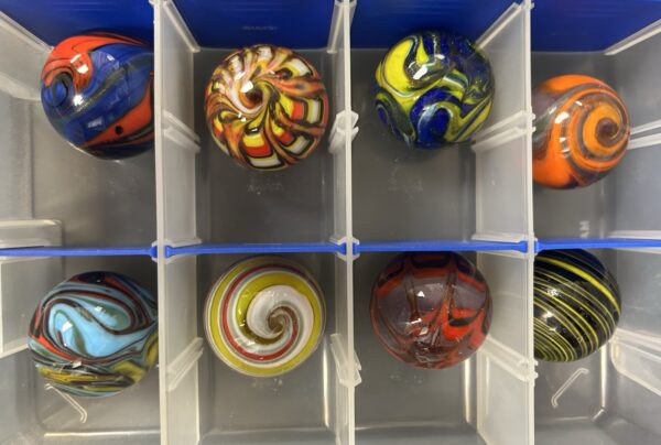 Jumbo Marbles 5+ Inch Circumference Rare Lot Find x20 Beautiful Designs #3001