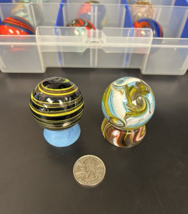 Jumbo Marbles 5+ Inch Circumference Rare Lot Find x20 Beautiful Designs #3001