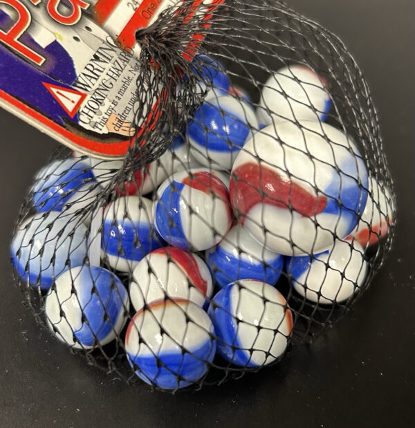 Patriot Mega Marbles Net Bag 24 Players 1 Shooter Retired Set (2004-2006)