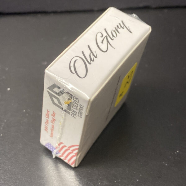 10g .999 Fine Silver American Flag Bar Sealed In Box Ten Grams