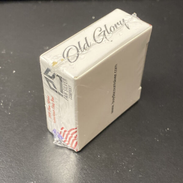 10g .999 Fine Silver American Flag Bar Sealed In Box Ten Grams