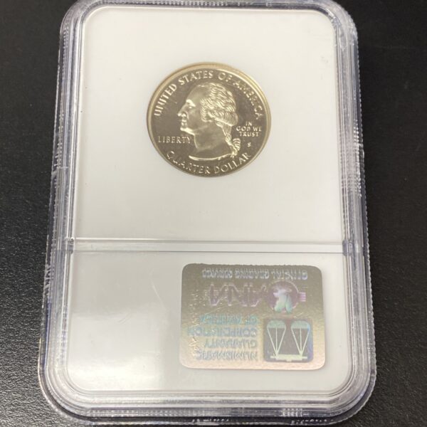 1999-S CLAD Washington Quarter Delaware NGC PF 69 Ultra Cameo San Francisco 25c