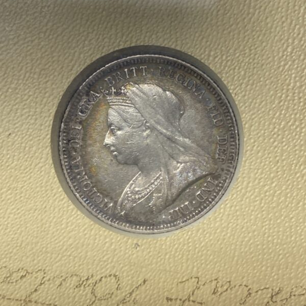 GREAT BRITAIN 6-COIN UNCIRCULATED MINT SET 1893-1943 BU Penny Pence Shilling