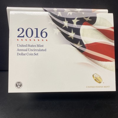 2016 United States Mint Annual Uncirculated Dollar Coin Set Presidential & Eagle