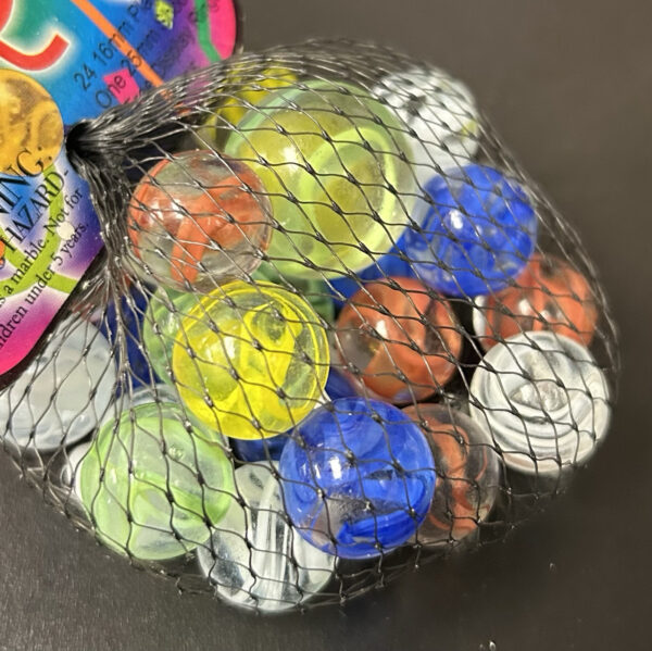 Streamers Mega Marbles Net Bag 24 Players 1 Shooter Retired Set (2004-2006)