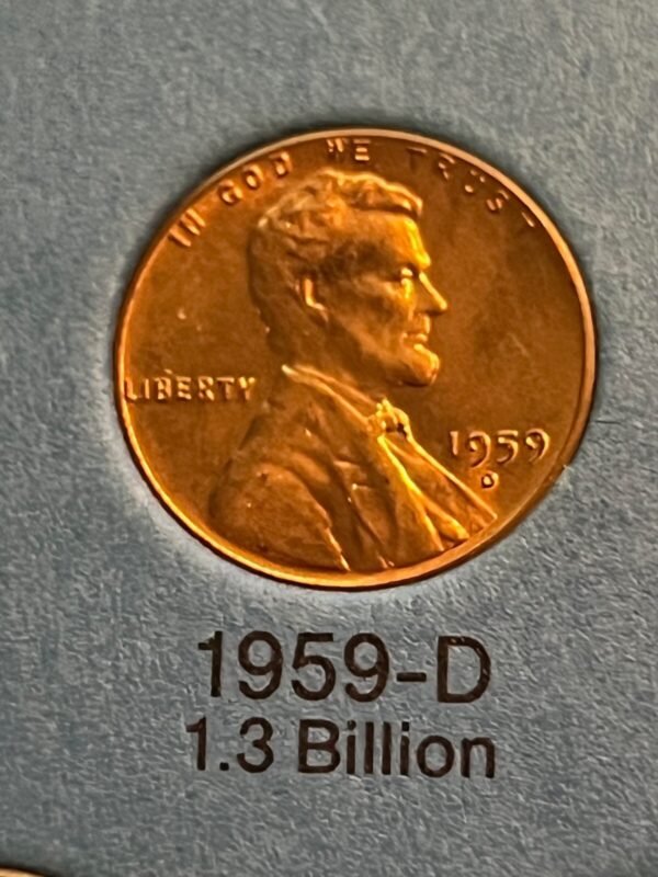 Lincoln Memorial Penny Collection 1959 - 1986 (63 Coin Set) 1c One Cent