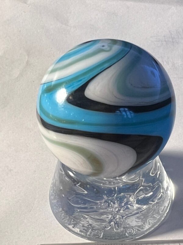 Beautiful Blue contemporary swirl marble   #71