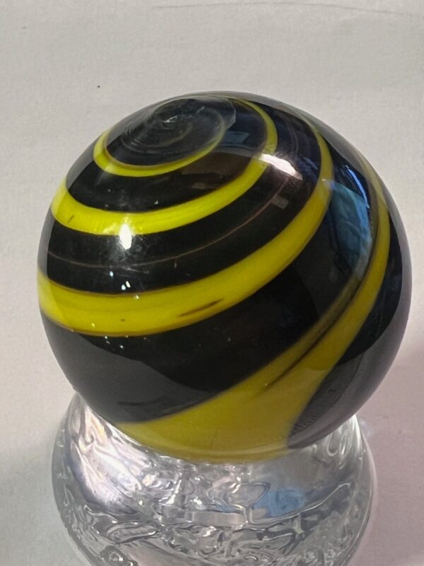 Beautiful red yellow and black contemporary swirl marble   #72